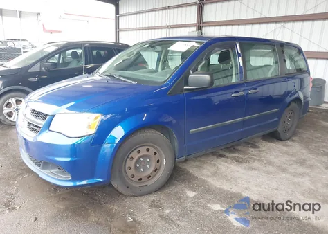 2013 Dodge Grand Caravan American Value Pkg z USA, uszkodzony, nr VIN 2C4RDGBGXDR714390